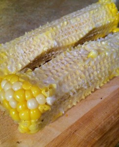 Leftover Corn Cobs