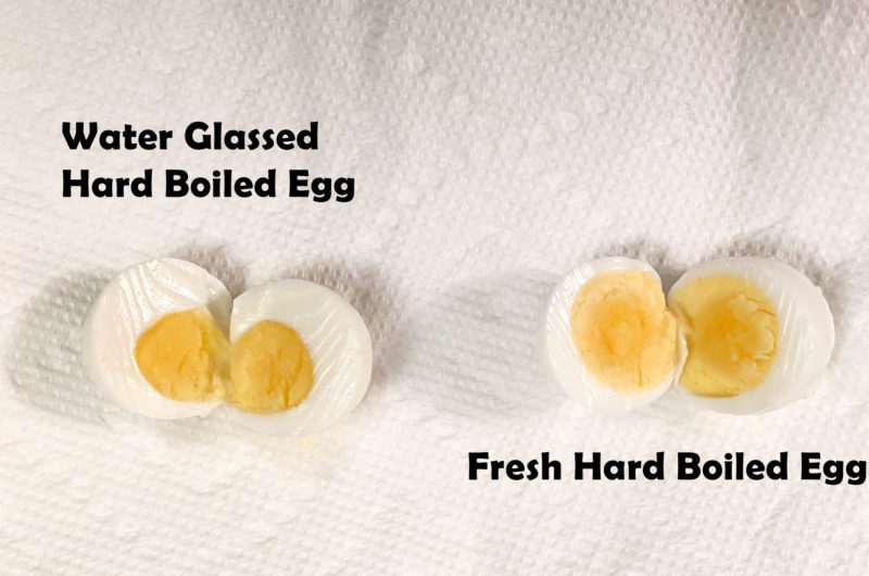 two hardboiled eggs